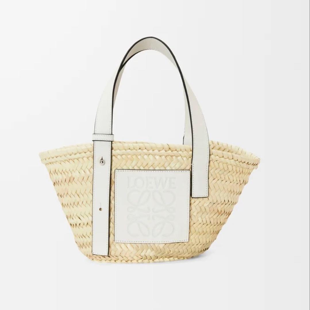 LOEWE カゴバック(白・スモール)