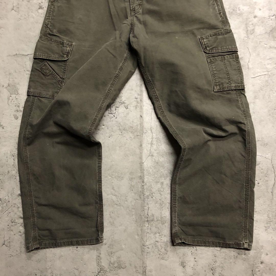 カーハート　カーゴパンツ　大人気　36インチ　ビックシルエット　ビンテージ