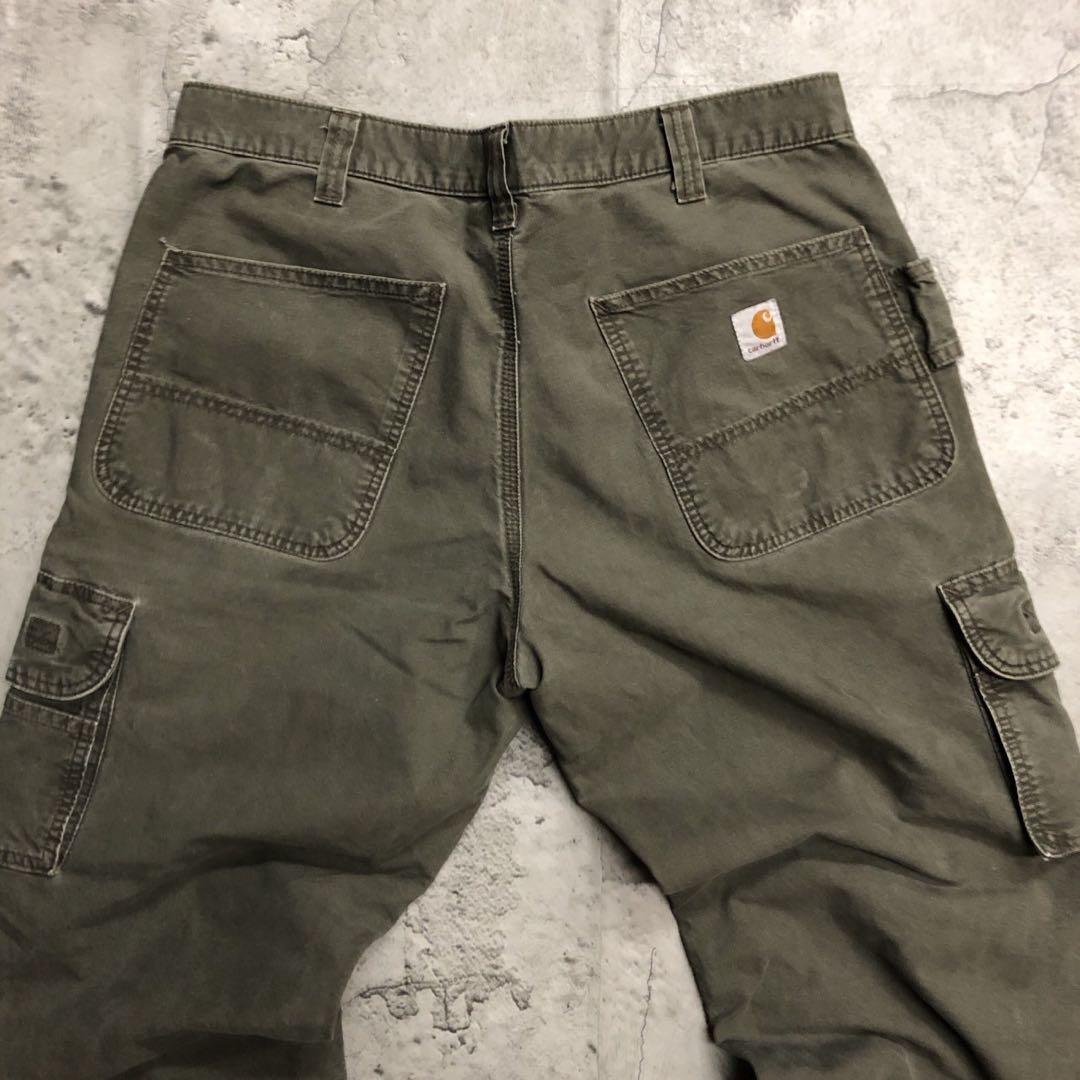 カーハート　カーゴパンツ　大人気　36インチ　ビックシルエット　ビンテージ