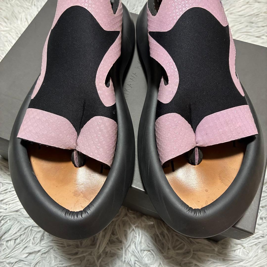 【美品】MIDORIKAWA RYO 忍者サンダル 淡パープル