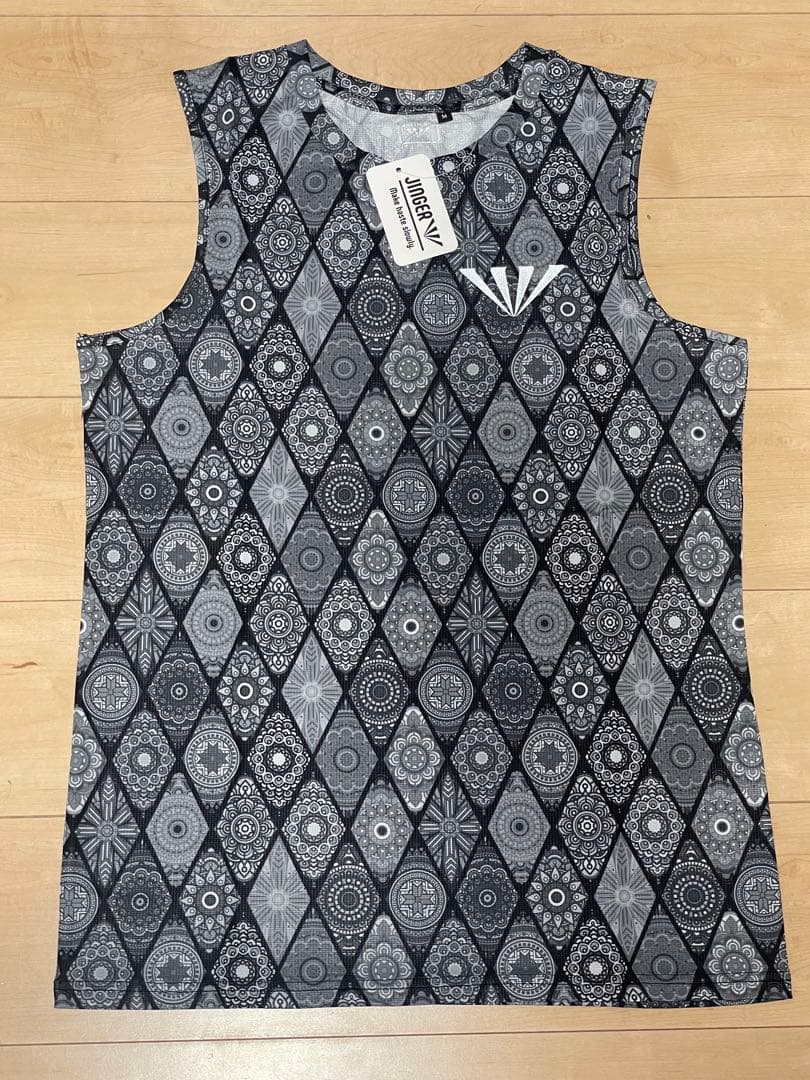 【新品未使用タグ付き】【JINGER】ノースリーブ＆ランパン(メンズ・M)