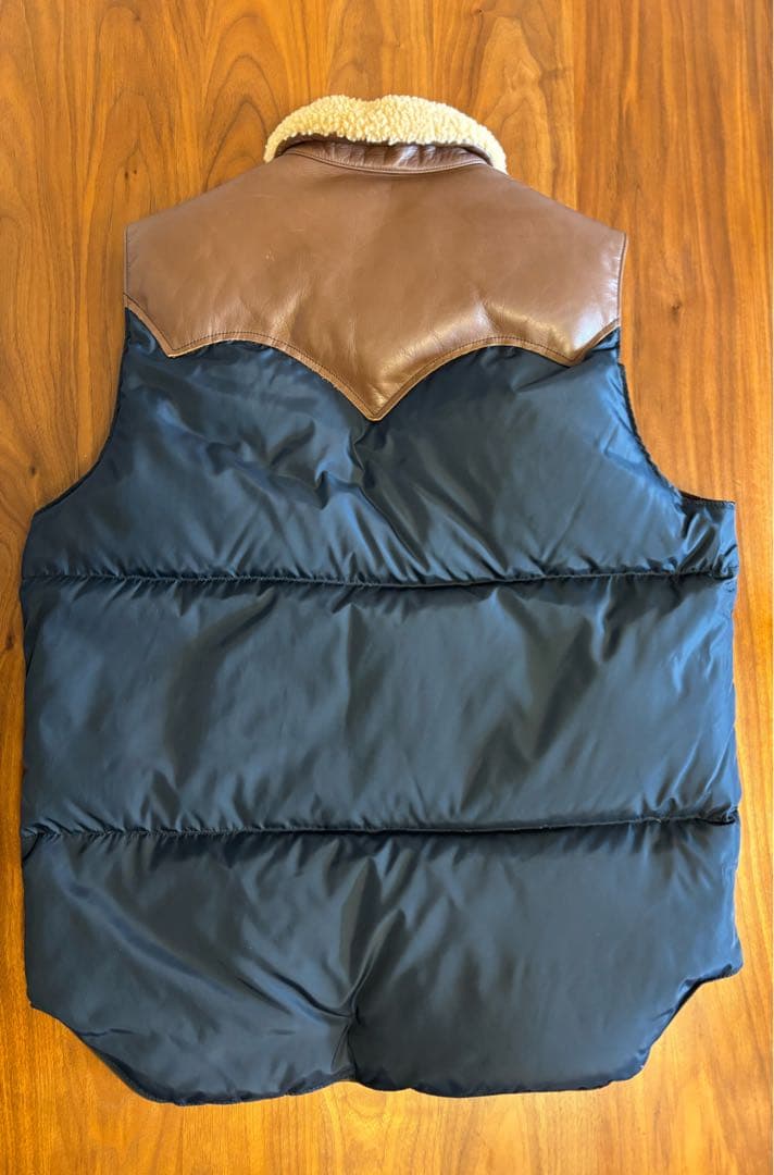ロッキーマウンテン ダウンベスト サイズ40 ネイビー メンズ