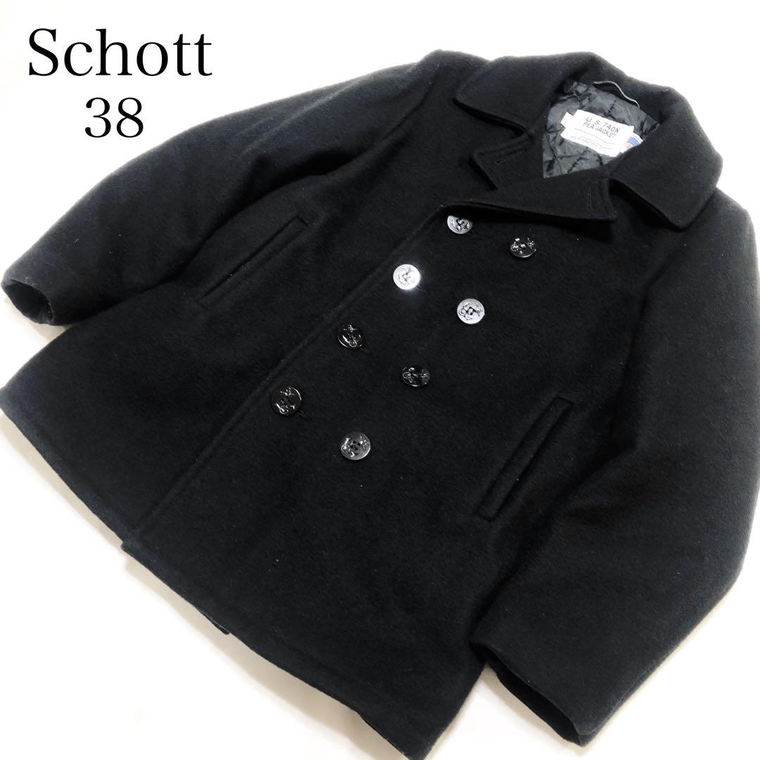 Schott ショット U.S.740N Pコート38 黒 USA製