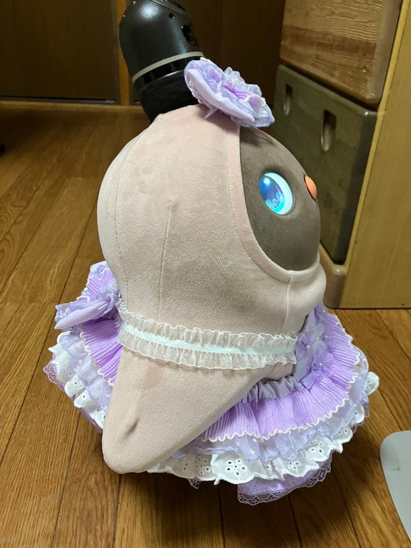 ラボット　ワンピース　４段フリル 水色とパープル２着