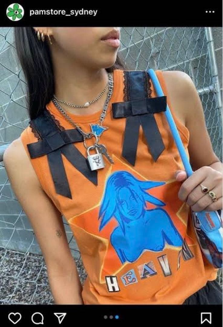 heaven by marc jacobs 星形プリント タンクトップ