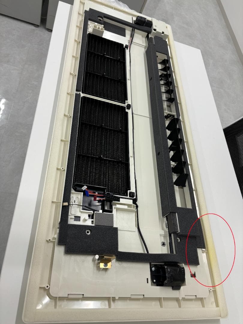 【Pau様専売品】ダイキン 前面パネル(BC407-W)