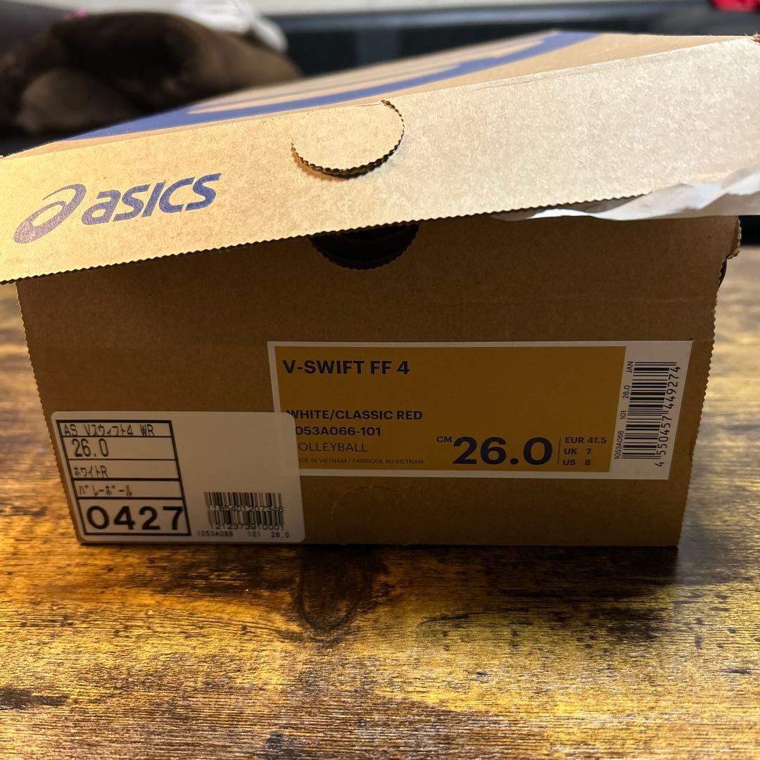asics アシックス　バレーシューズ　Vスウィフト4　W✖️R 26cm