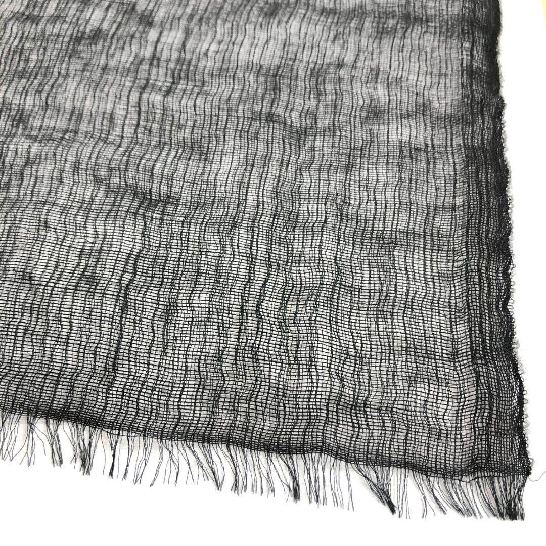 【未使用保管品】11F066 エルメス ストール カシミヤ シルク 無地 大判