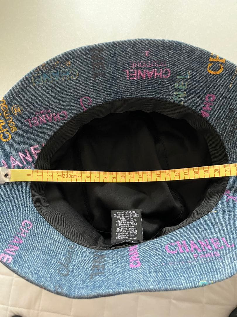 シャネル デニム バケットハット