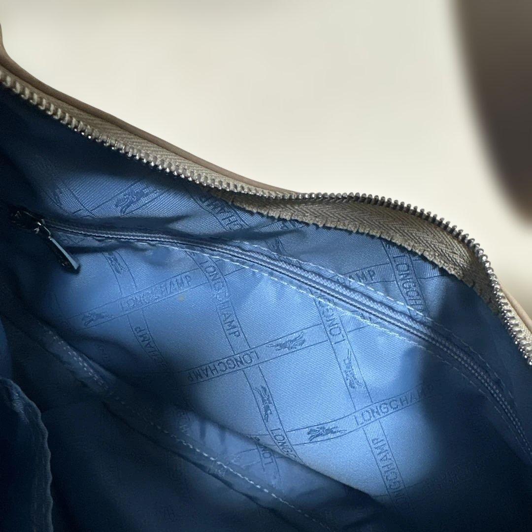 ロンシャン　ショルダーバッグ　レザー　ワンショルダー　ハーフムーン