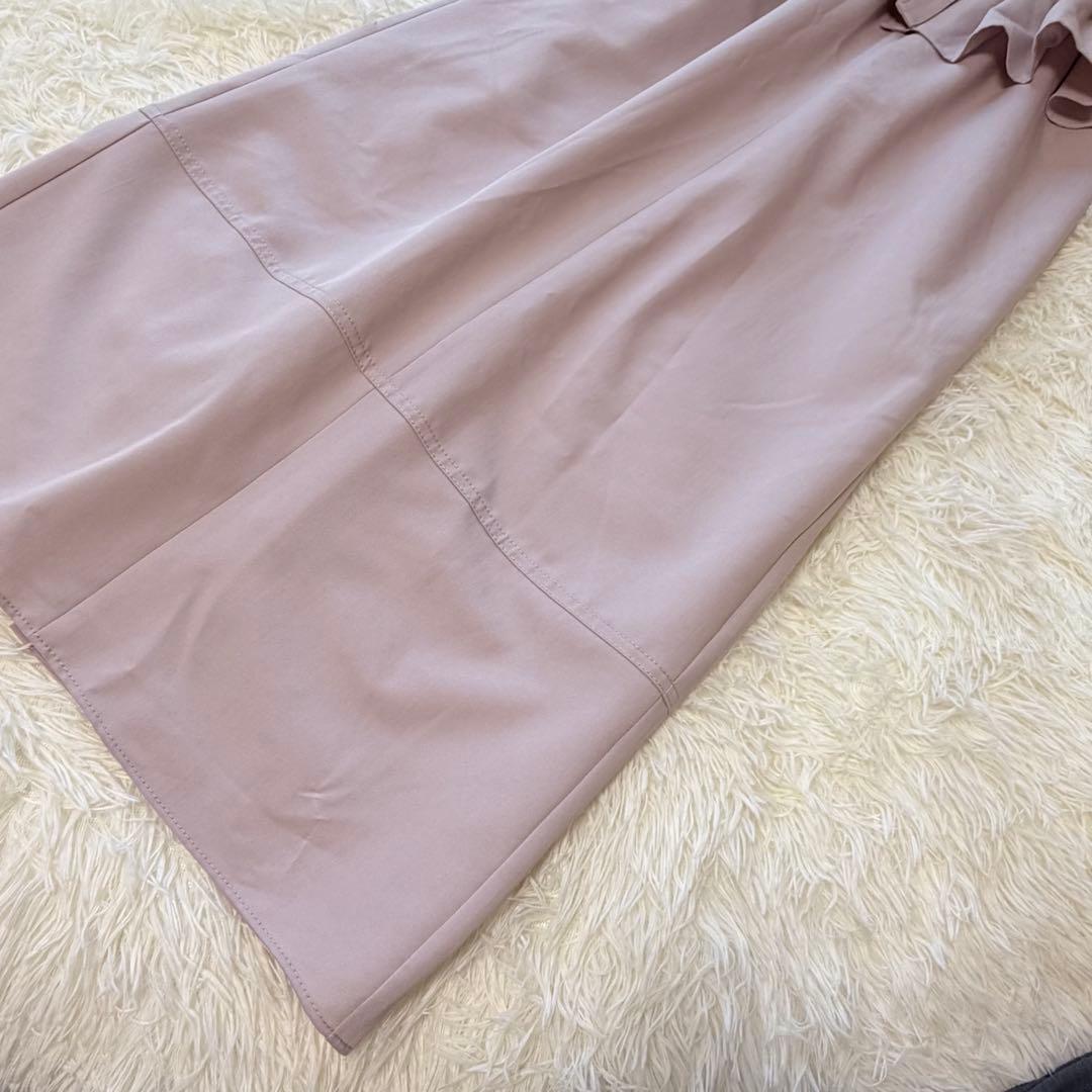 ワンピース herlipto Belted Denim Effect Shirt Dress