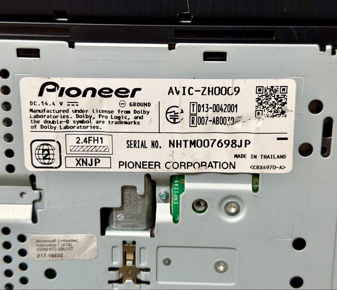 CARROZZERIA AVIC-ZH0009 カーナビ Bluetooth))