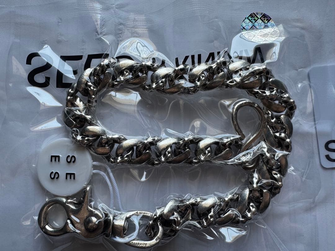 RSクロムハーツ　ファンシーウォレットチェーン　1クリップ　ロング