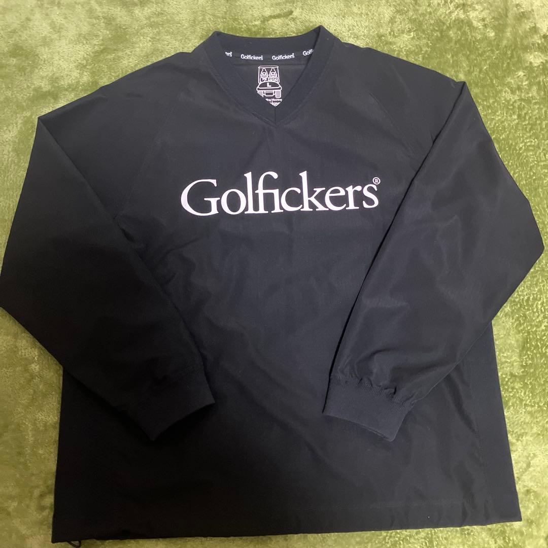 激レア Golfickers 黒 Vネックジャケット Ｌサイズ