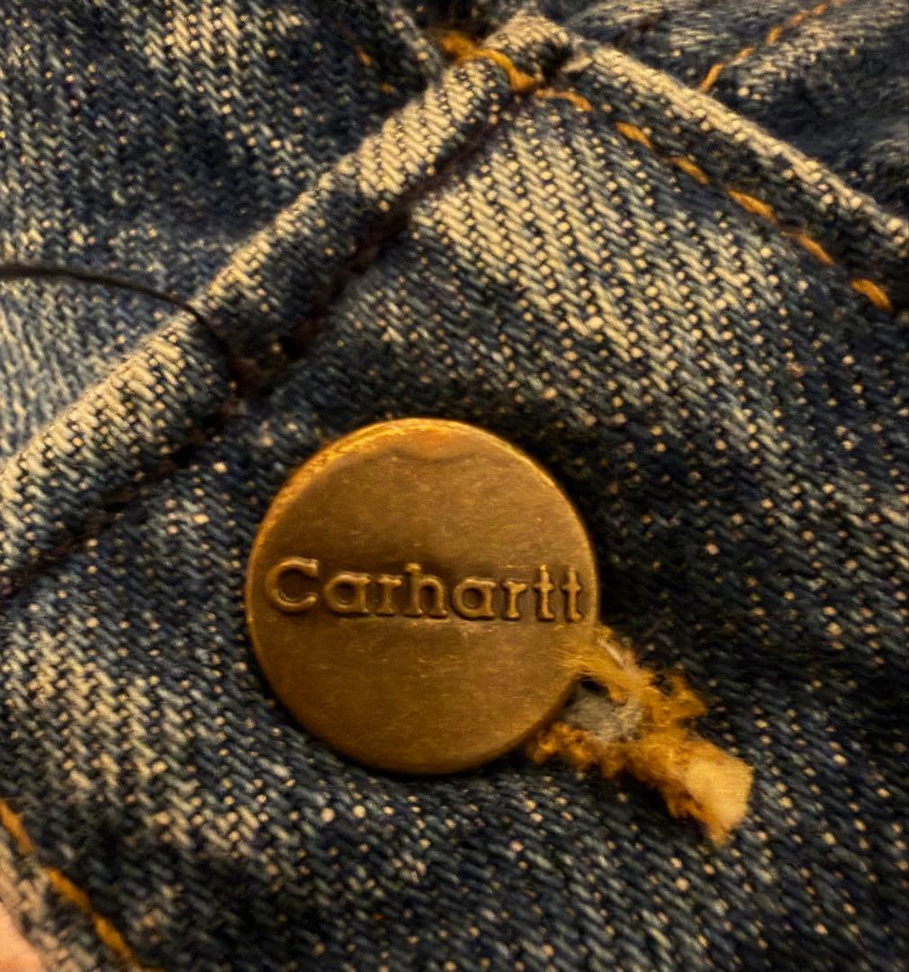 Carhartt カーハート デニムジャケット USA製 裏地ブランケット