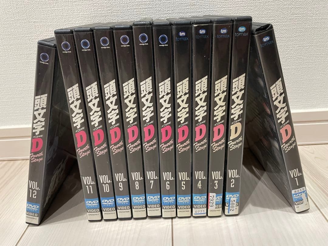 頭文字D イニシャルD Fourth Stage 【全12巻】　DVD 全巻