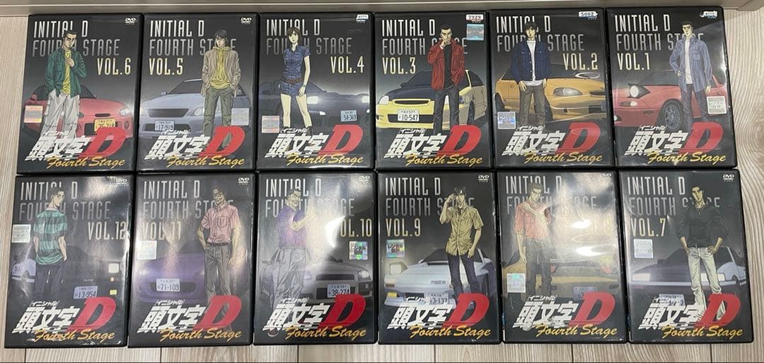 頭文字D イニシャルD Fourth Stage 【全12巻】　DVD 全巻
