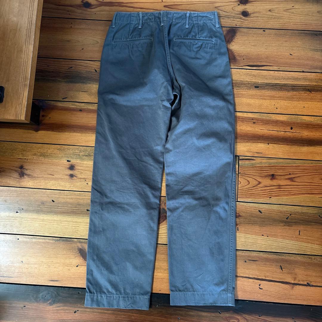 【定番】ウエアハウスLot 1082 CHINOES ブルーグレーチノパン