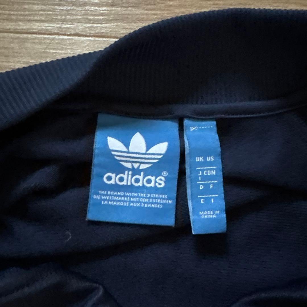 united arrows x adidas ネイビー セットアップ　Lサイズ