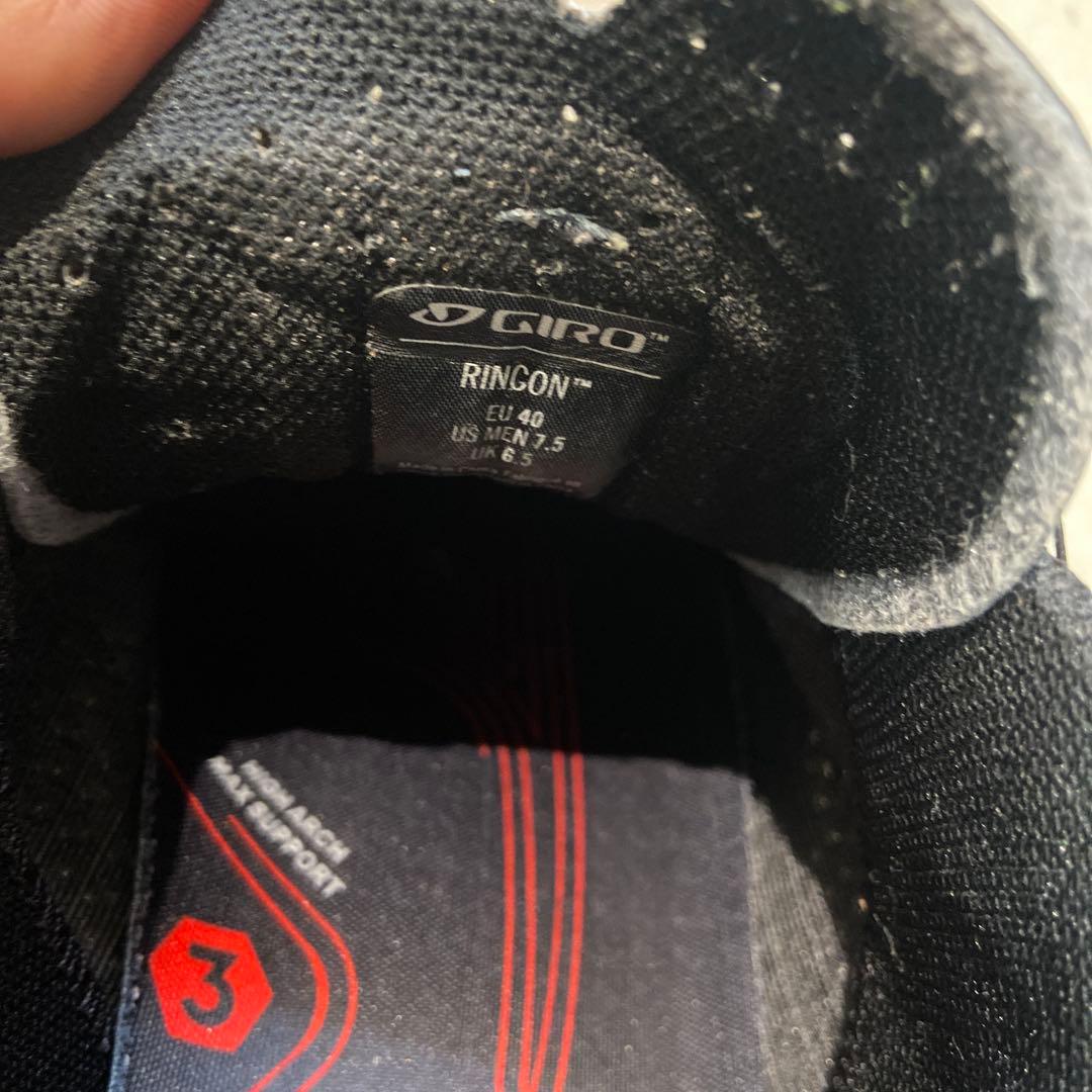 GIRO RINCON GREY サイズ40 25cm ジロ　SPD 送料込み
