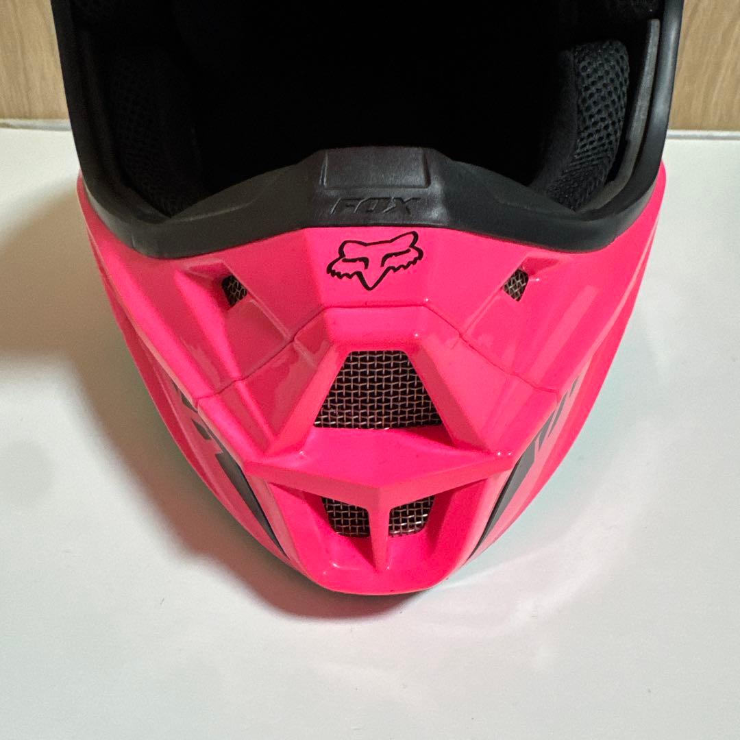 FOX モトクロス　ヘルメット　Lサイズ　ピンク　V1 59-60 オフロード