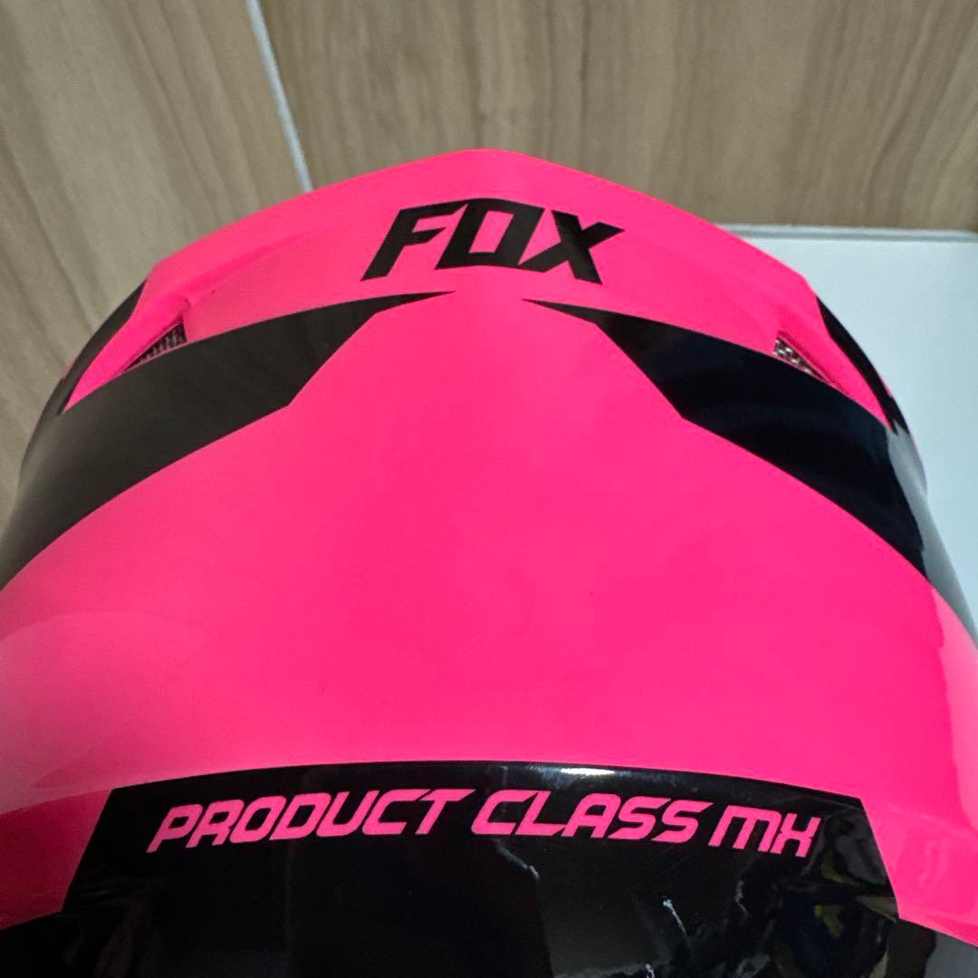 FOX モトクロス　ヘルメット　Lサイズ　ピンク　V1 59-60 オフロード