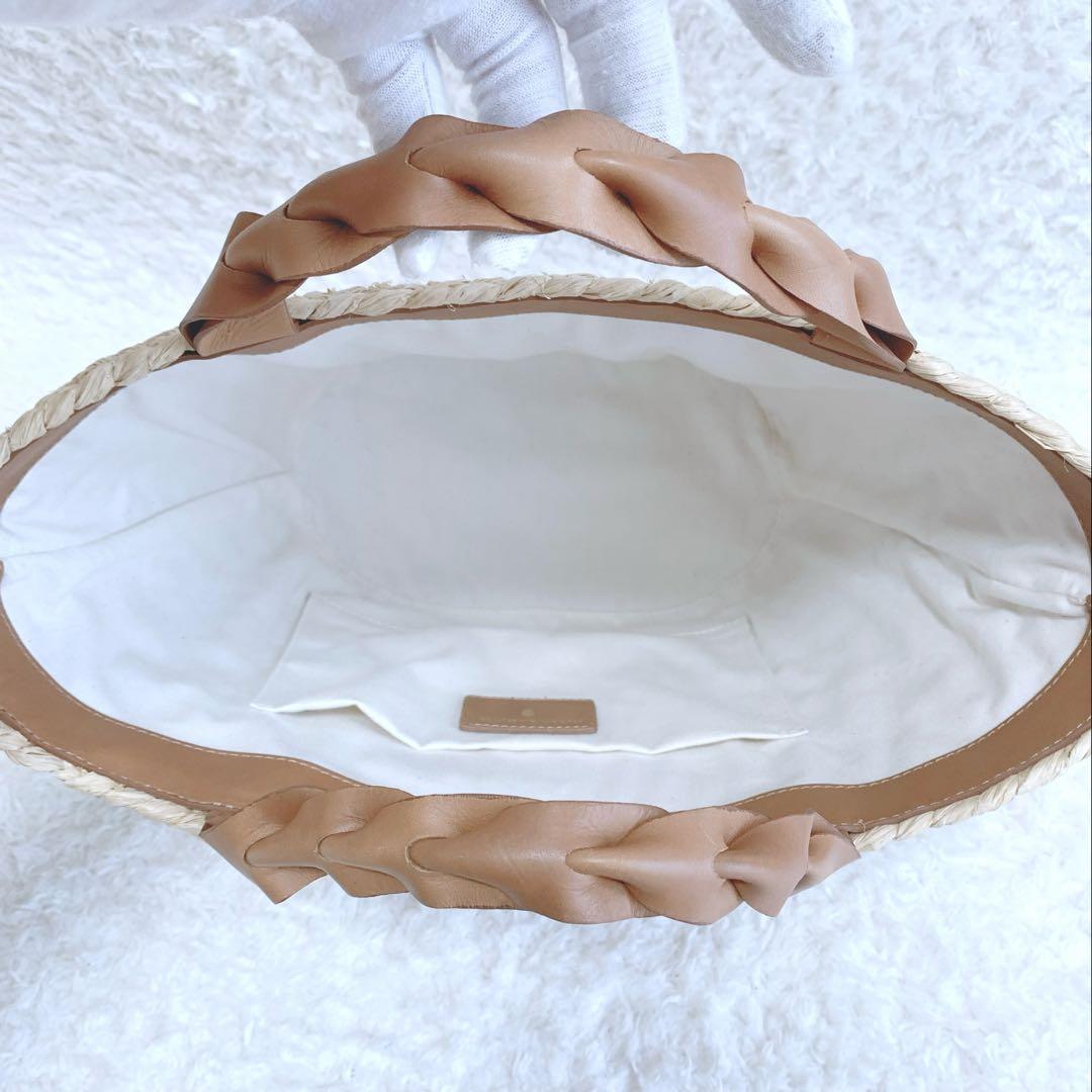 【こはる】ほほ未使用♪ ヘレンカミンスキー 編み込み レザーハンドル