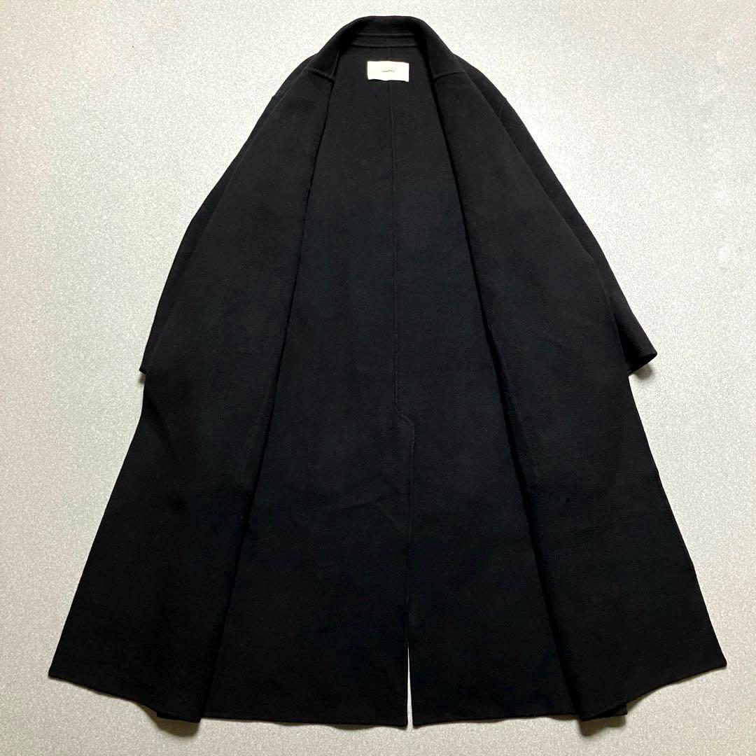 【近年✨大きなポッケ】TODAYFULウールオーバーコート ロング黒トゥデイフル