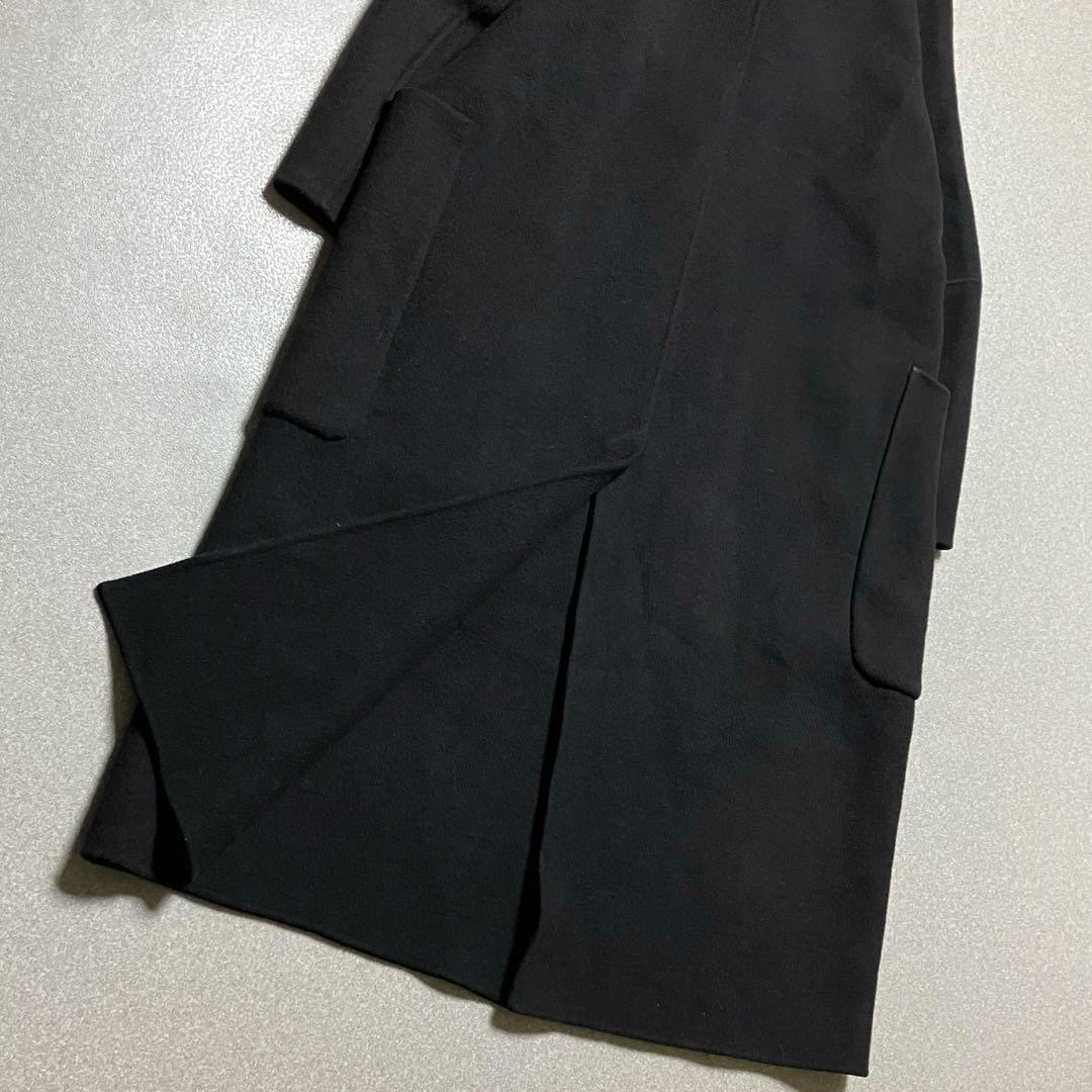 【近年✨大きなポッケ】TODAYFULウールオーバーコート ロング黒トゥデイフル