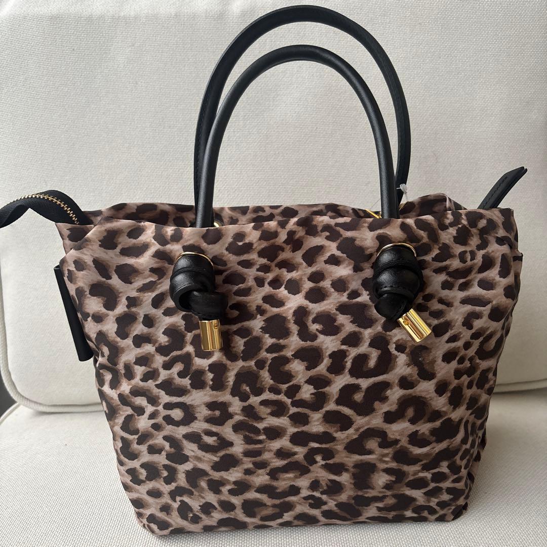 ヴィオラドーロ BIANCA S トートバッグ　レオパード　豹柄　ビアンカ