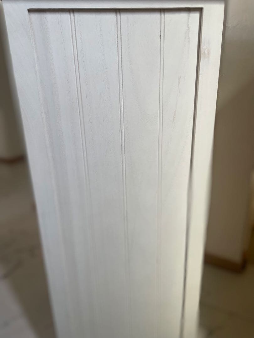 ひ*み様 天然木 アンティーク風4段チェスト