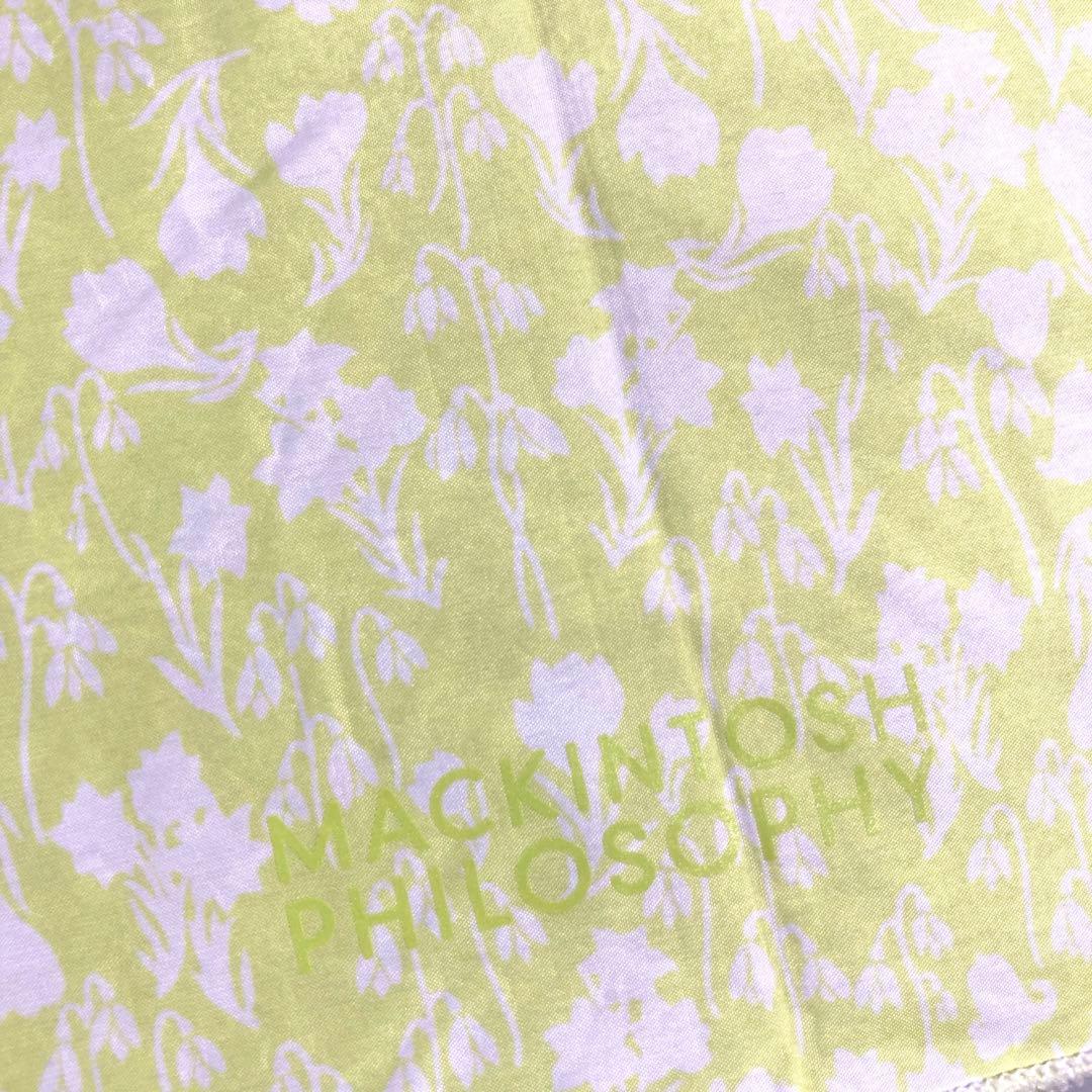 マッキントッシュフィロソフィー　日傘　晴雨兼用　遮光99% グリーン ボタニカル