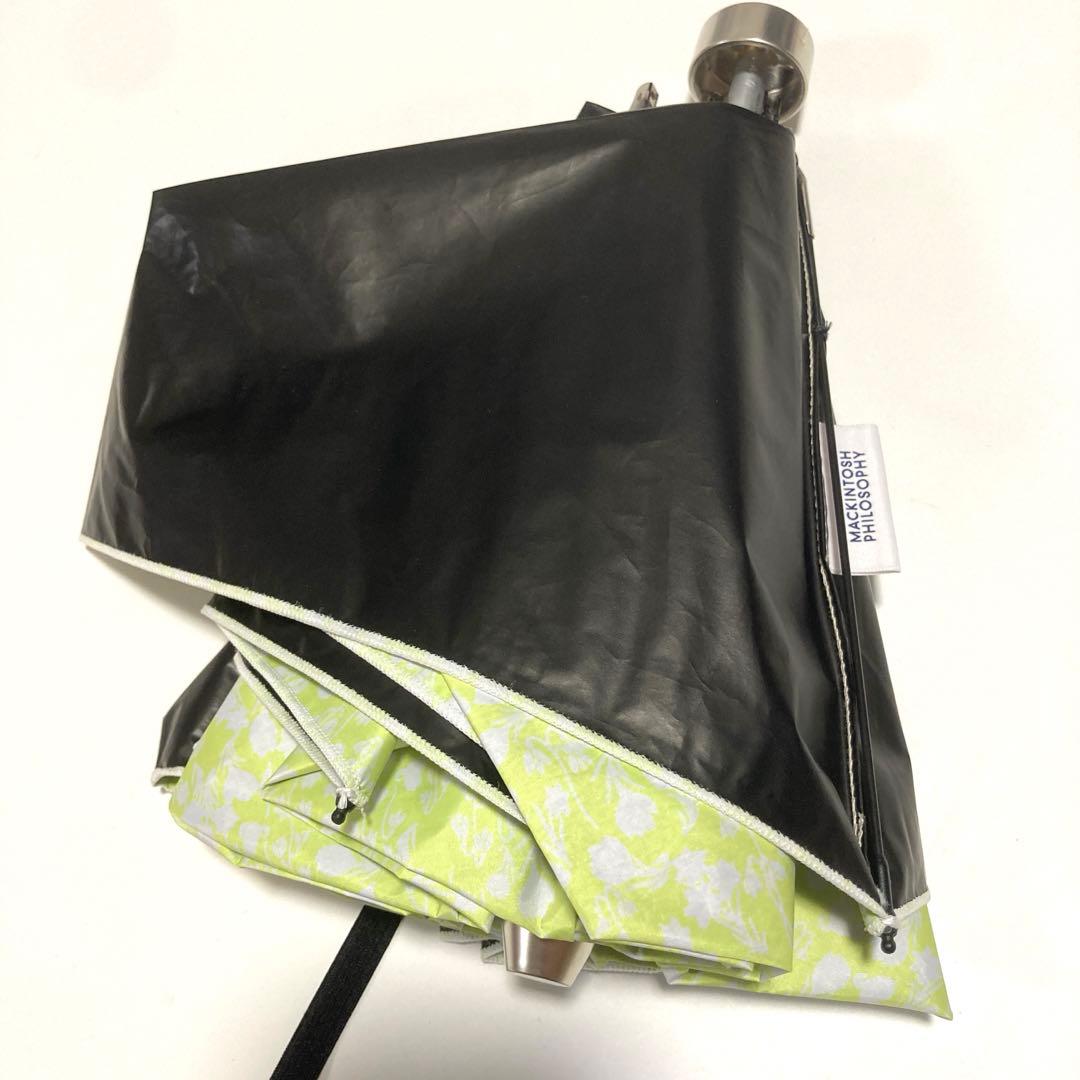 マッキントッシュフィロソフィー　日傘　晴雨兼用　遮光99% グリーン ボタニカル