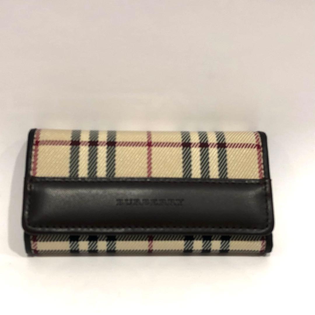 Ⓥバーバリーノバチェック　キーケース