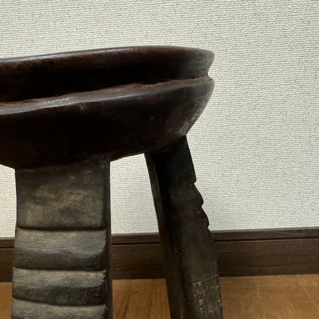 アフリカ ブルキナファソ ヌヌマ族 スツール 民藝 椅子 古道具 ビンテージ