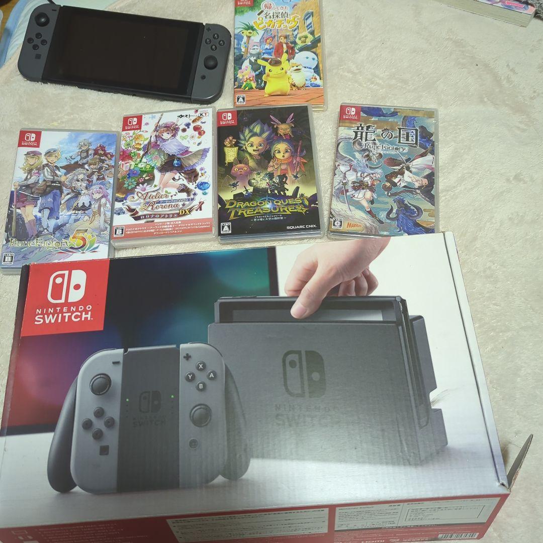 Nintendo Switch 本体 + ゲームソフト5本セット