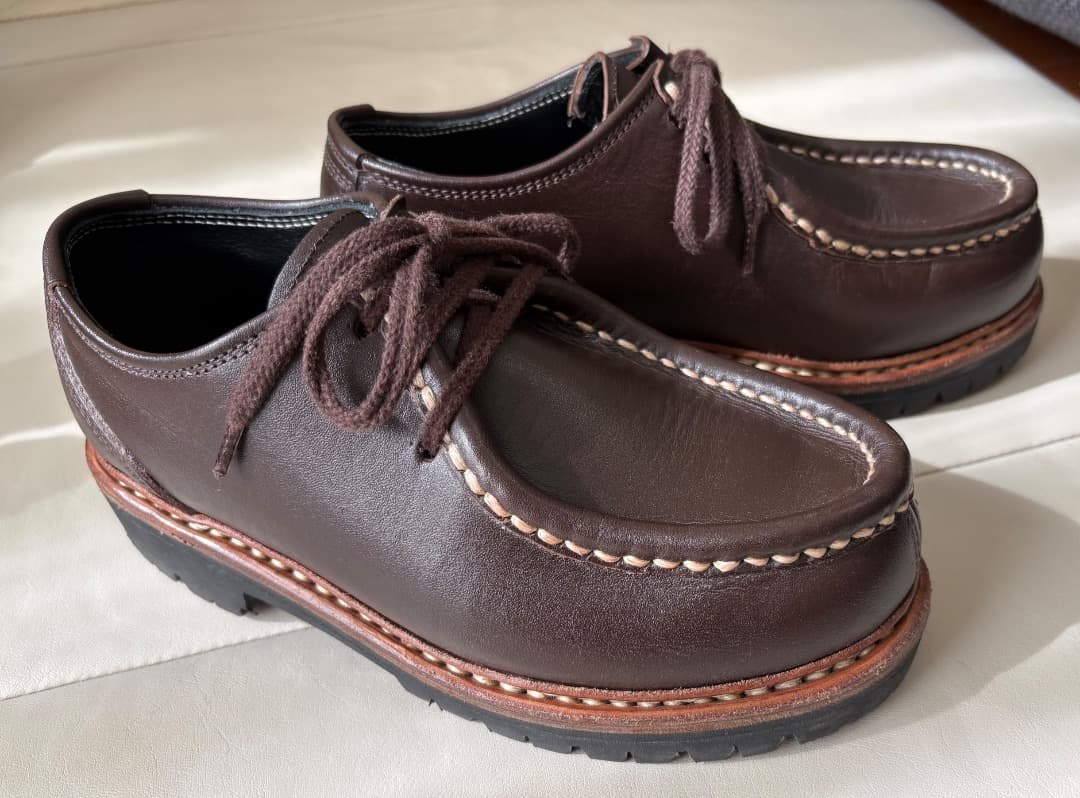 稀少　廃盤品　中山製靴　チロリアンシューズ　23cm　パラブーツ　ミカエル