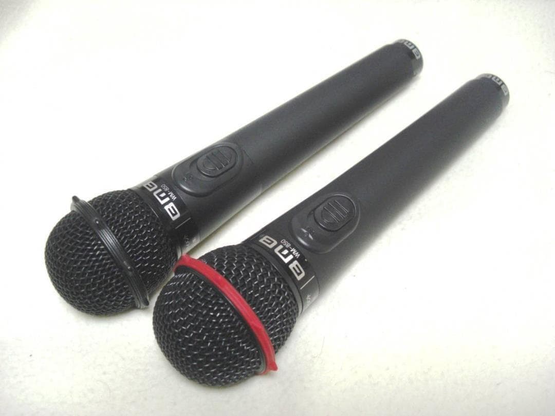 BMB★WT-8500電波式800MHz ワイヤレスマイクセット★取扱説明書付き