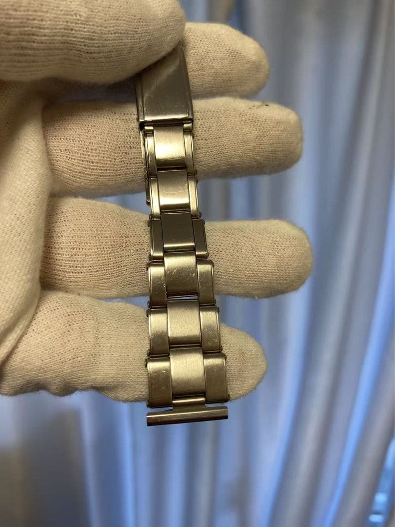 ロレックス1940年代　機能付きリベットブレスレットアンティーク バブルバック用