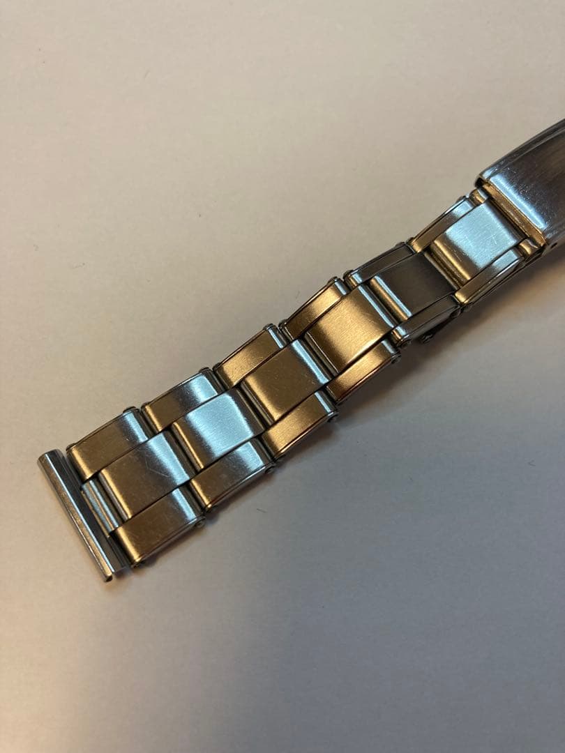 ロレックス1940年代　機能付きリベットブレスレットアンティーク バブルバック用