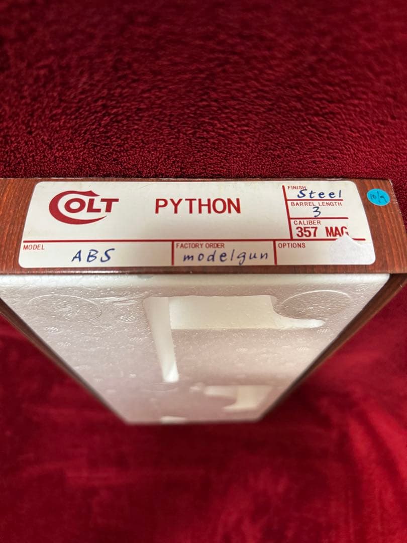 限定セール　コルトパイソン スチールフィニッシュ　R-model 3インチ