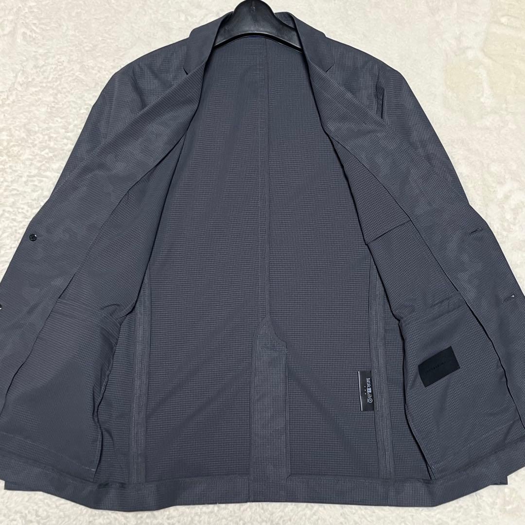 美品　ジュンハシモト　セットアップ　伸縮　カモフラ　洗濯可　グレー