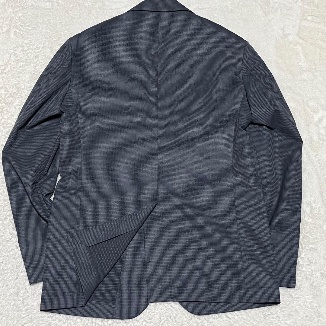 美品　ジュンハシモト　セットアップ　伸縮　カモフラ　洗濯可　グレー