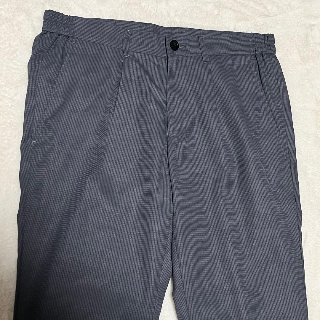 美品　ジュンハシモト　セットアップ　伸縮　カモフラ　洗濯可　グレー