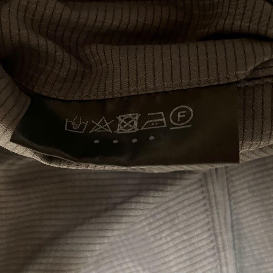 美品　ジュンハシモト　セットアップ　伸縮　カモフラ　洗濯可　グレー