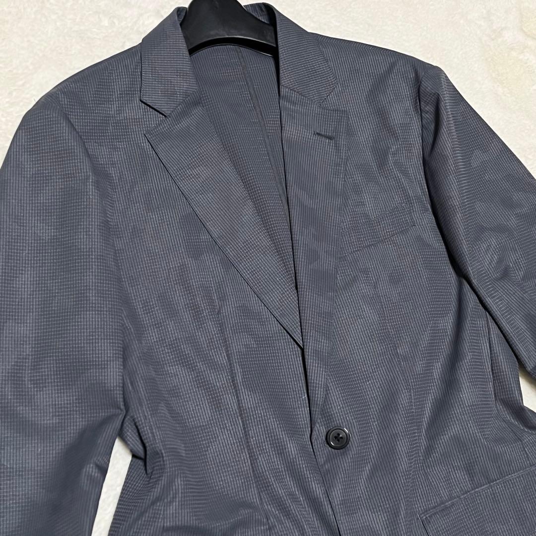 美品　ジュンハシモト　セットアップ　伸縮　カモフラ　洗濯可　グレー