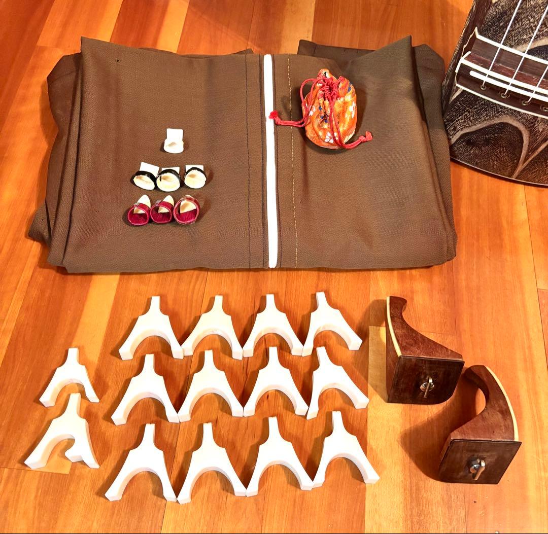 琴 13弦 すだれ彫り 並甲 全長185cm