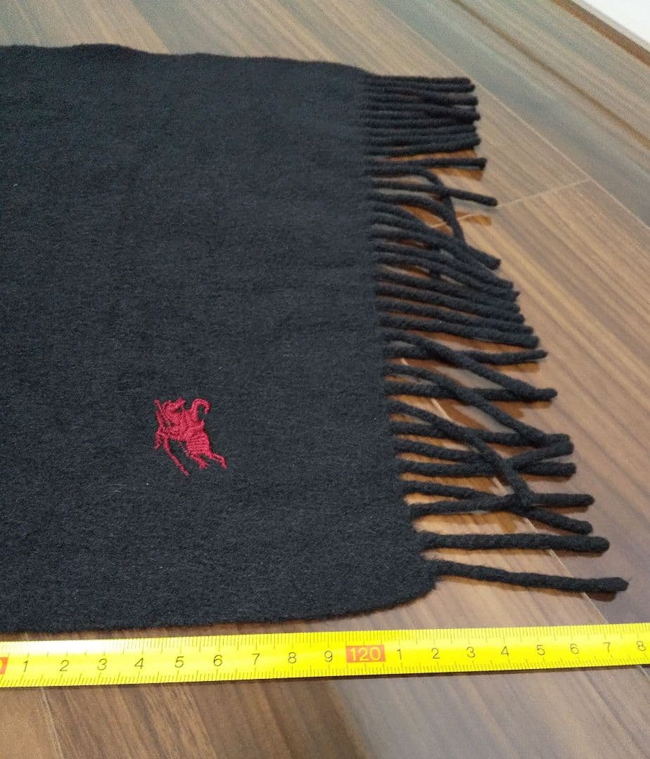 BURBERRY バーバリーロンドン カシミヤ100%マフラー ブラック