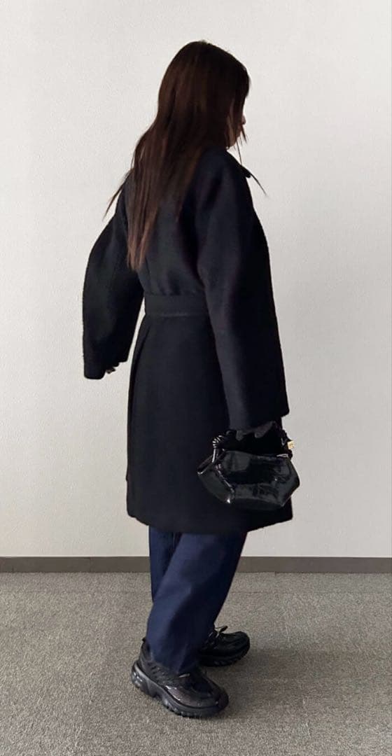 AMOMENTO ALPACA RAGLAN COAT アモーメント