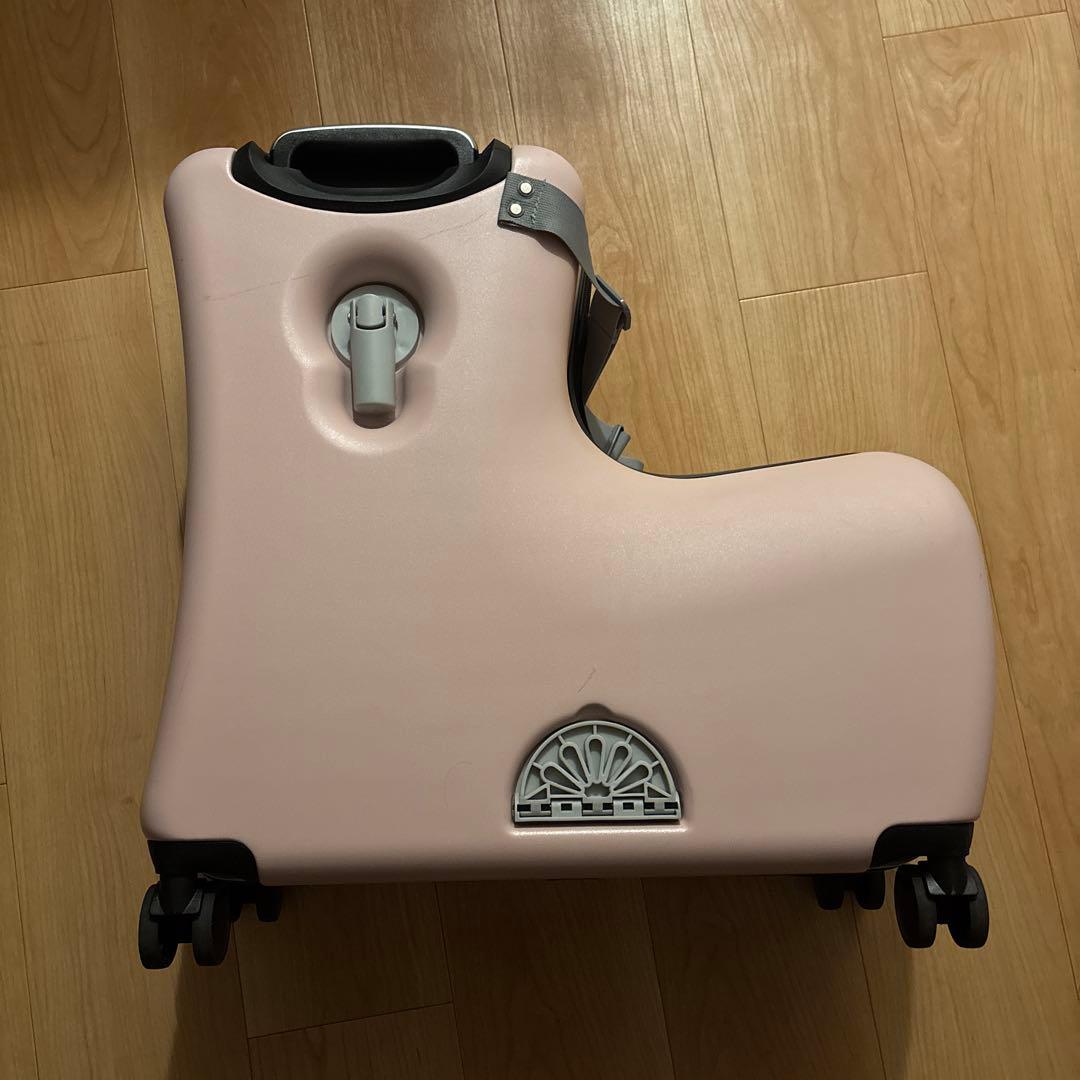 キッズトラベル　子供が乗れる　キャリーケース　ピンク